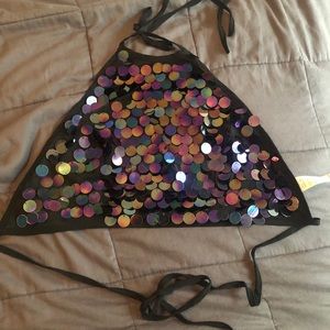 Sequin top